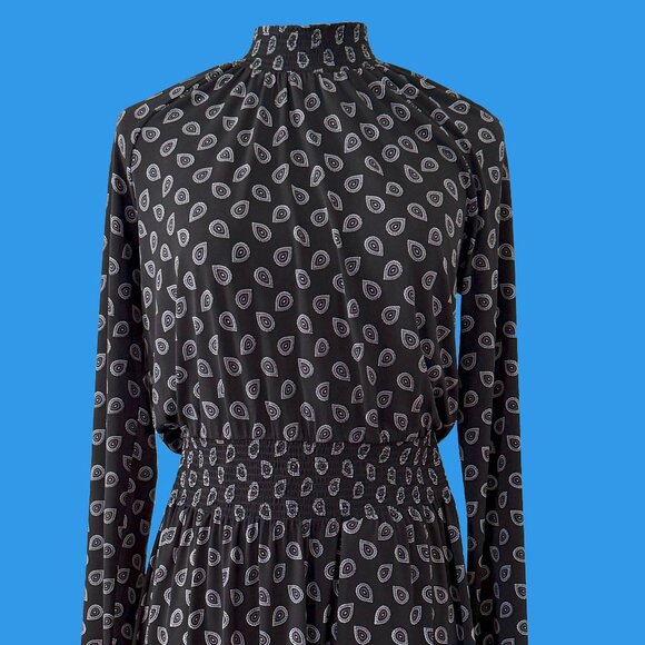 MK Black Long Sleeve Dress - Picture 2 of 4